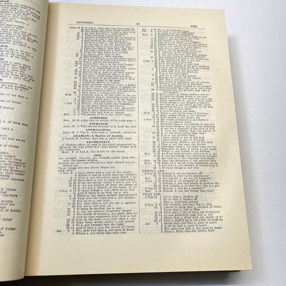 A Complete Concordance of the Book of Mormon Elder George Reynolds 1900 1st Ed - Picture 9 of 16